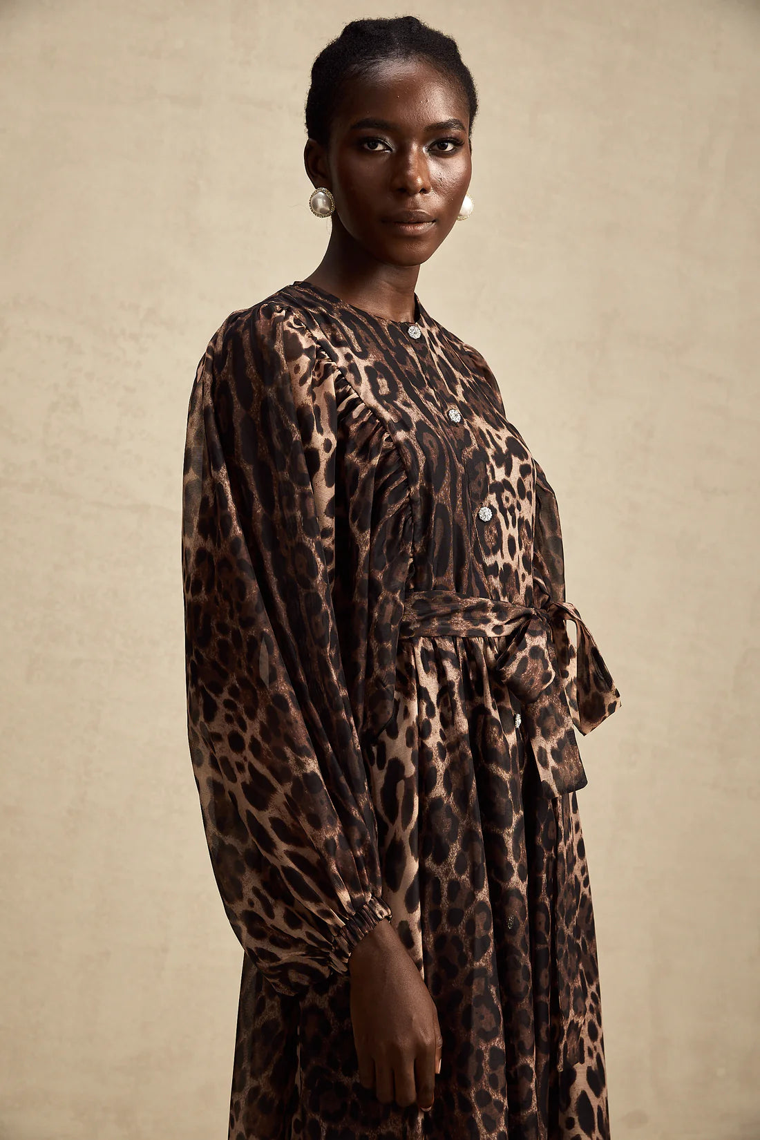 Gisele Leopard Dress