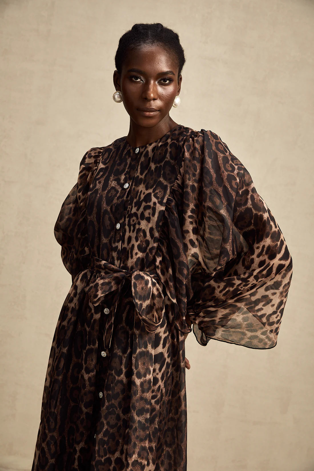 Gisele Leopard Dress