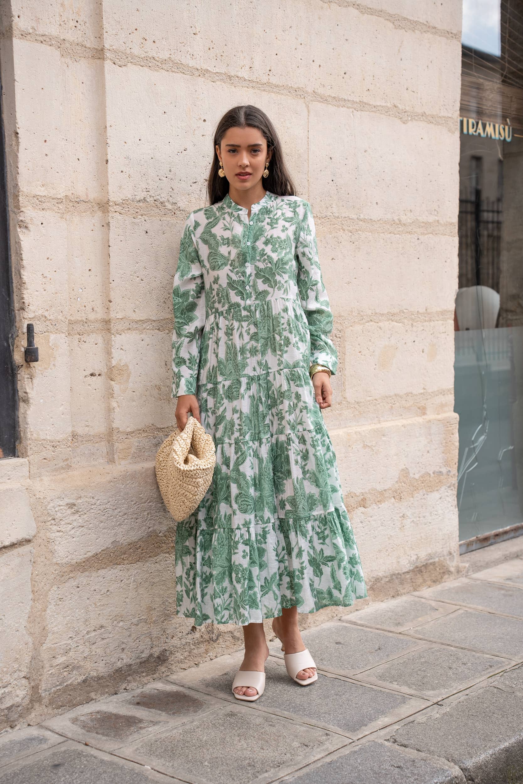 Marbella Silk Dress - Multi