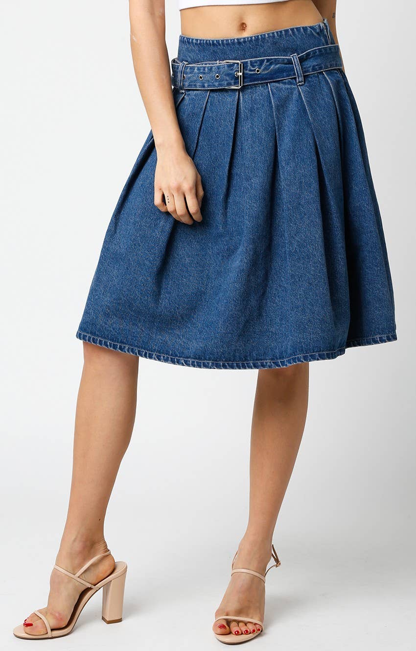 Ingrid Denim Skirt