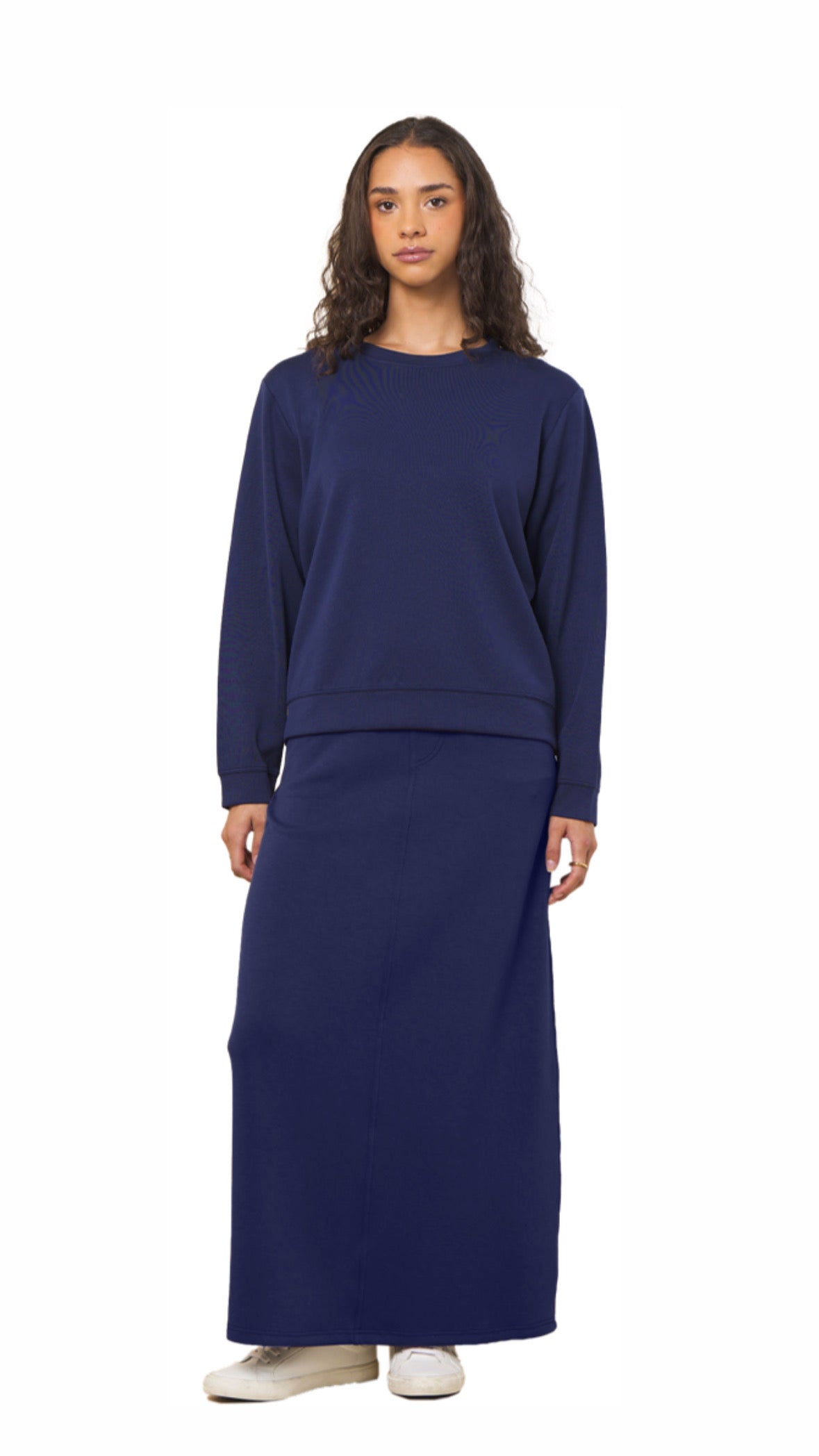 Cloud Fleece Maxi Skirt - Multi