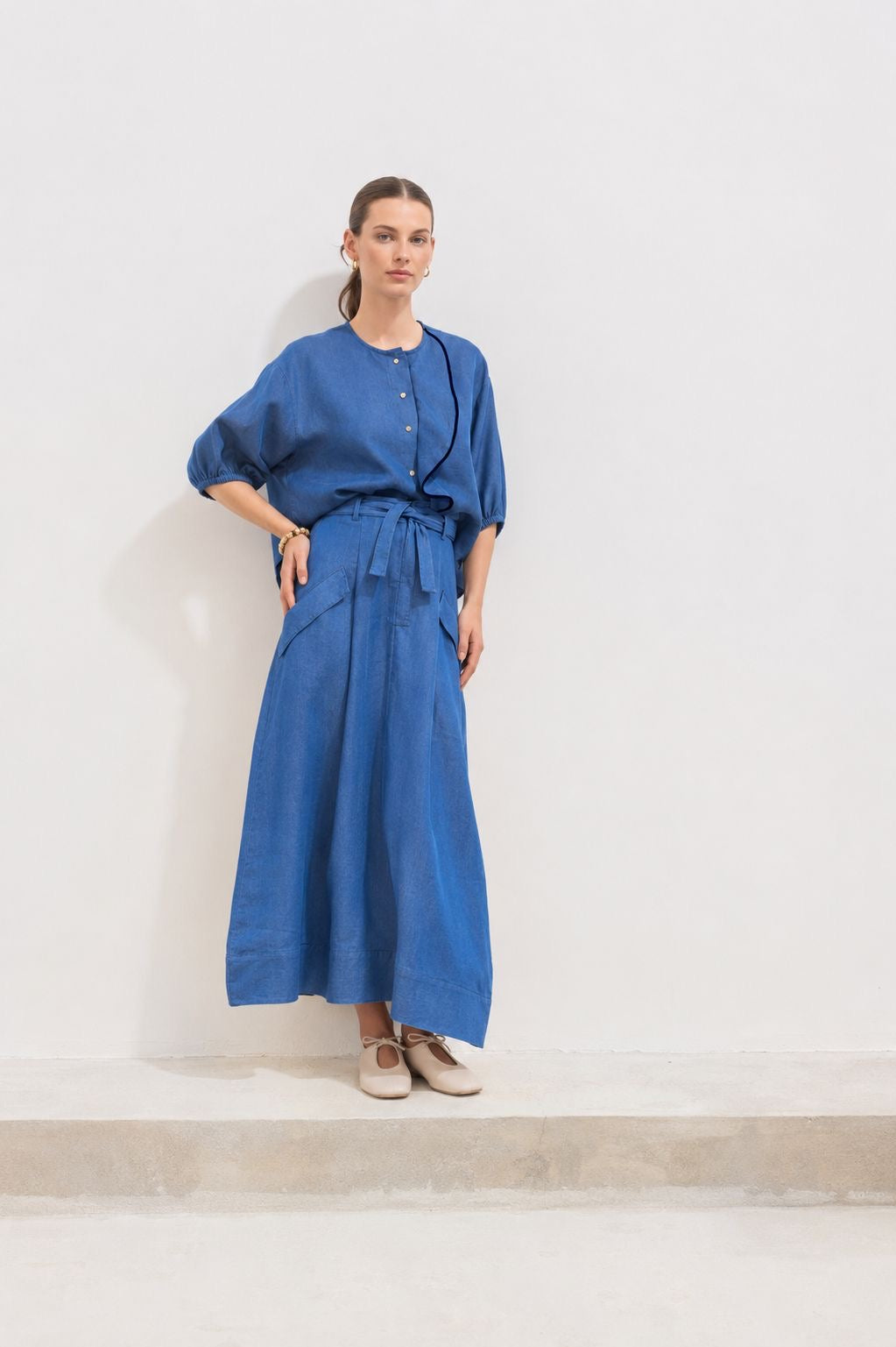 Paz Top Blue