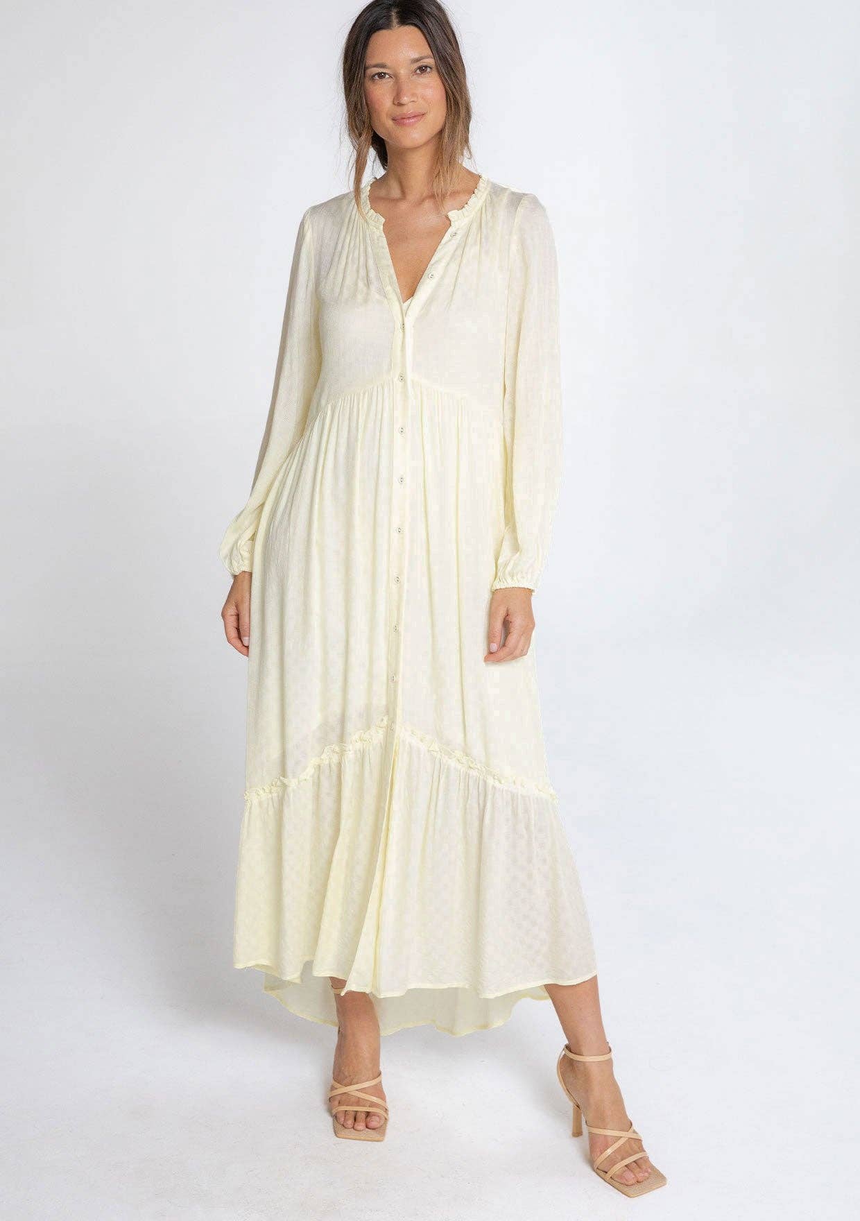 Jacqui Maxi Dress - Lemondrop