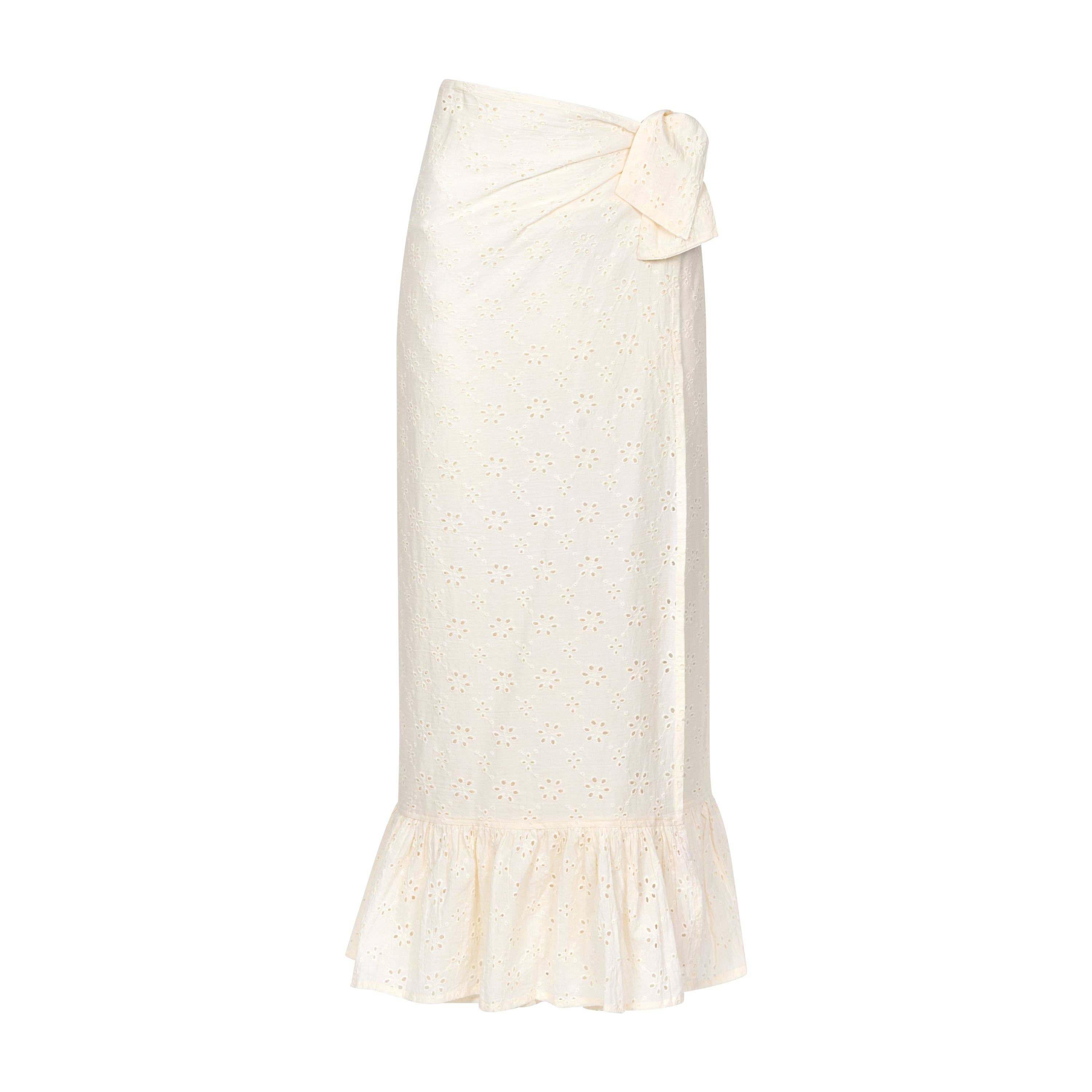 Ivory Eyelet Vienna Sarong