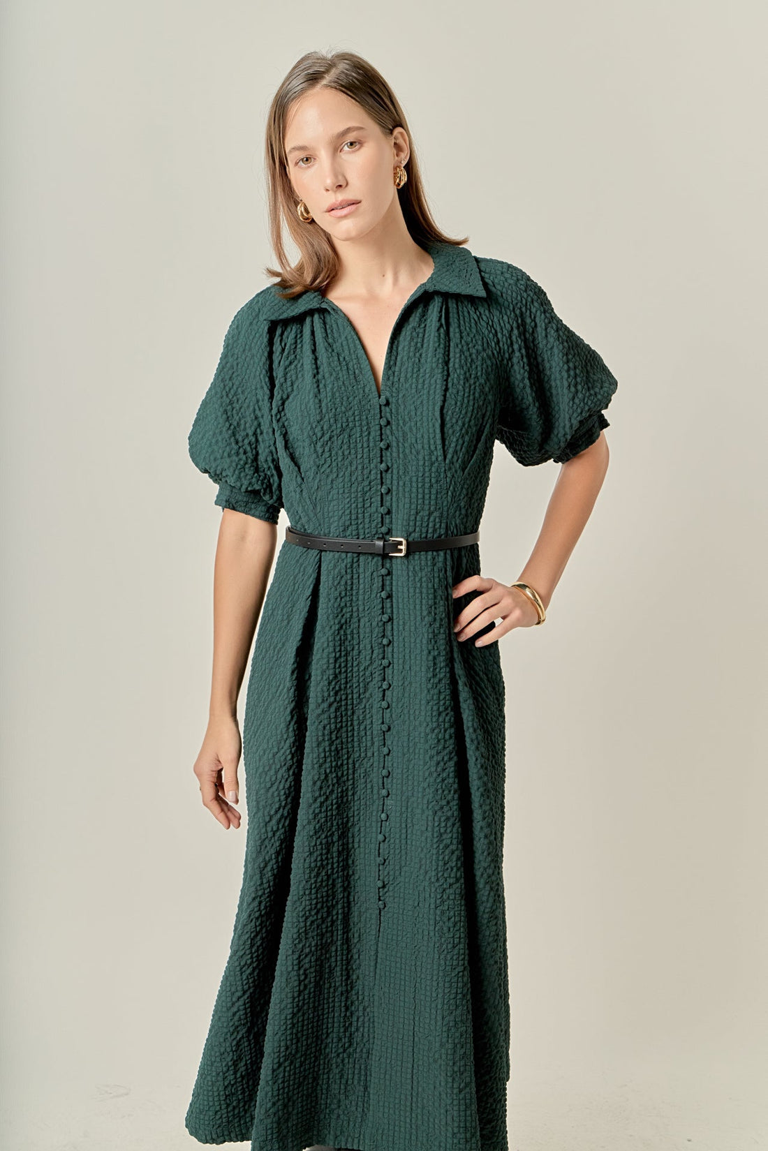 English Dress - Emerald