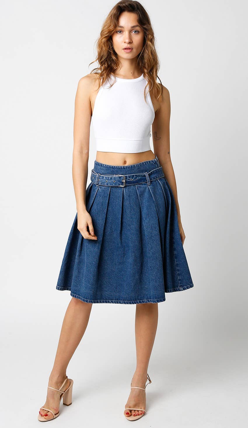 Ingrid Denim Skirt