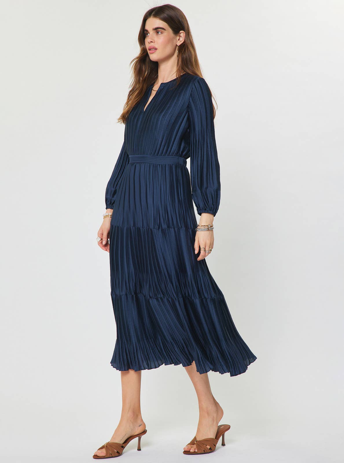 Leonie Pleated Dress