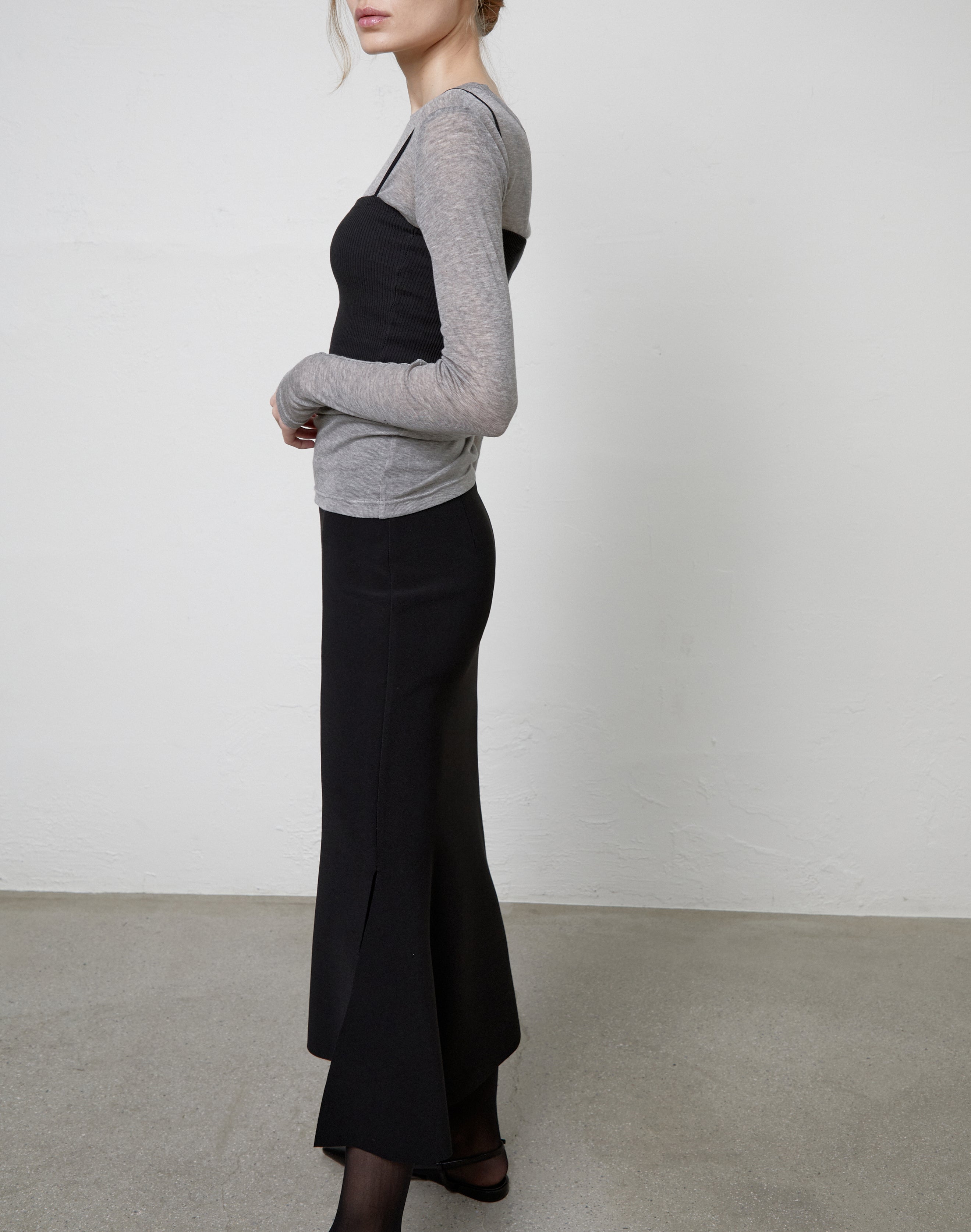 Column Flare Skirt