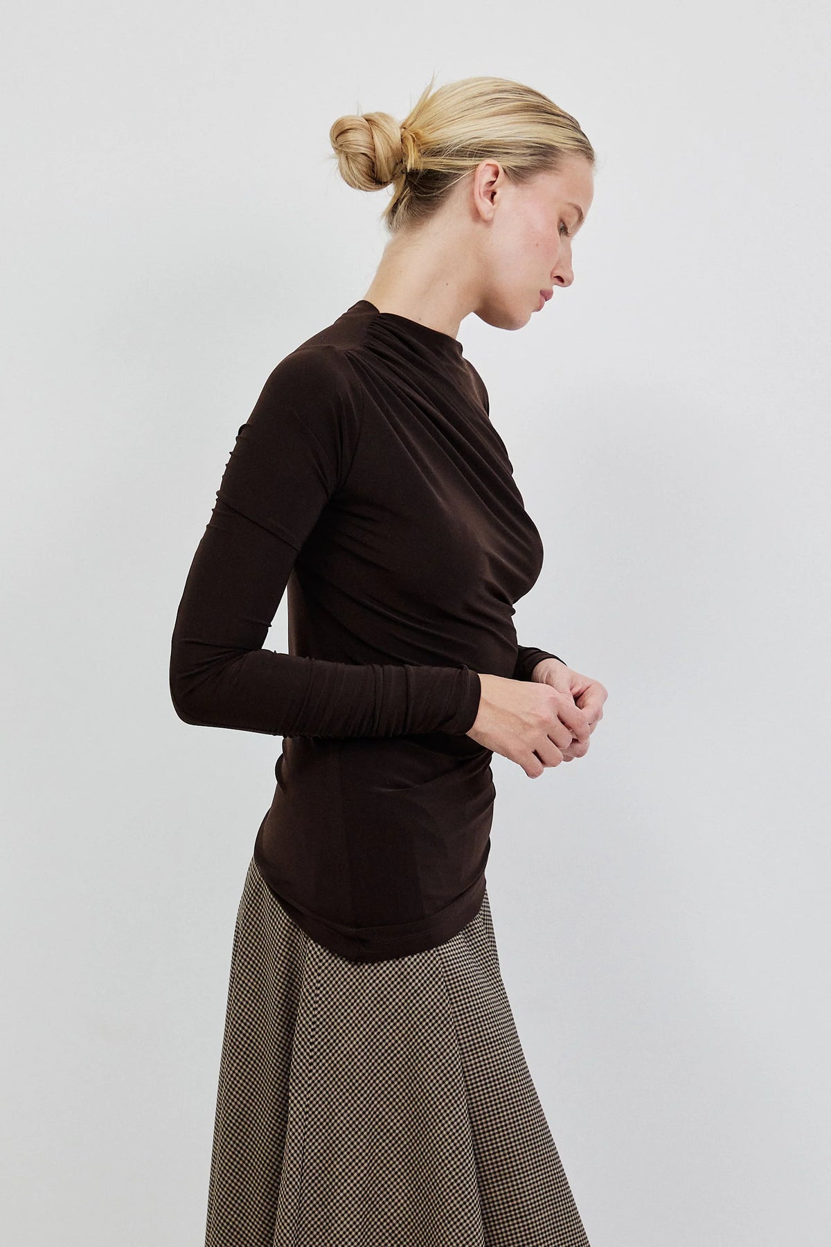The Mara Draped Top - Multi