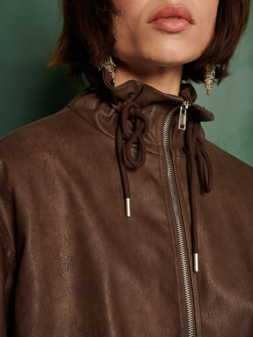 Max Faux leather jacket