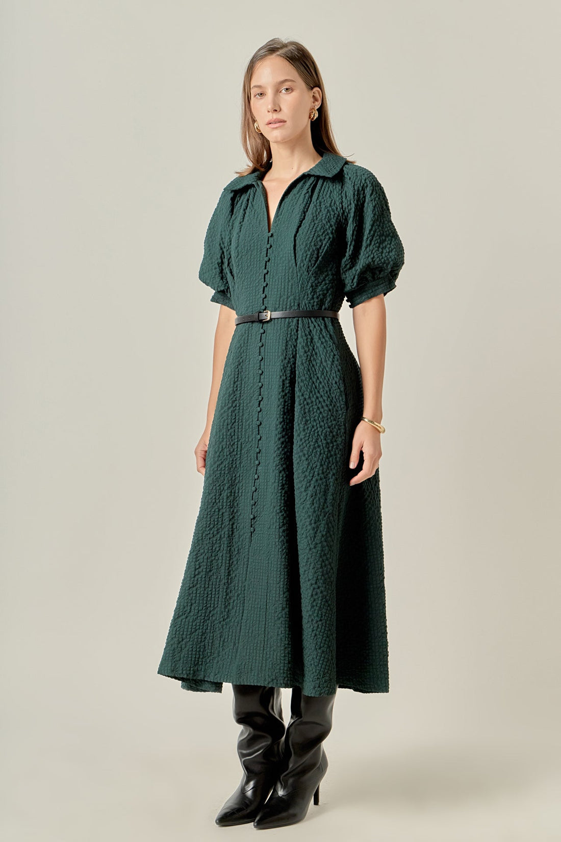 English Dress - Emerald