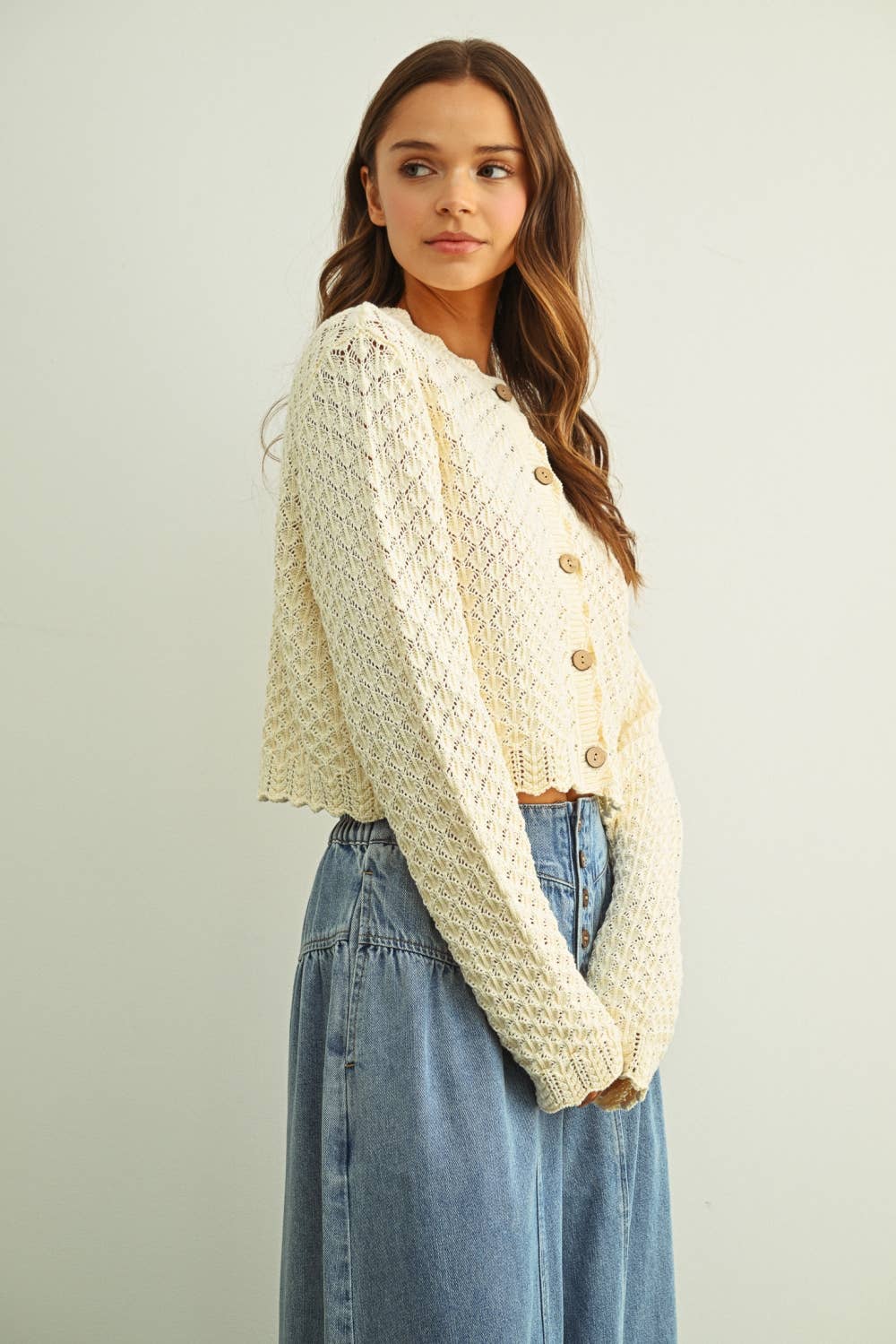 The Scallop Cardigan