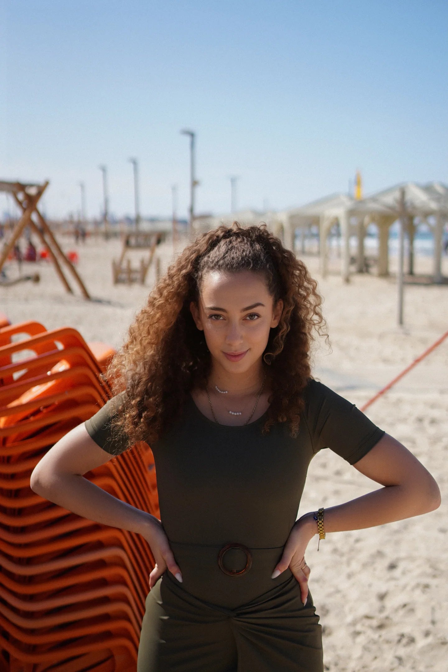 Levana Swim with Cesca Skirt- military