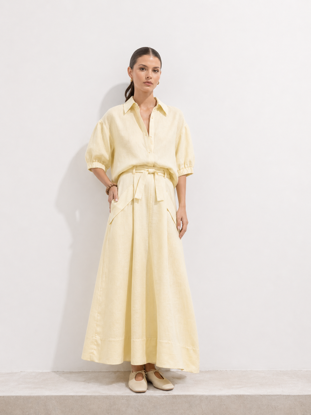 Paz Linen Set with Mar Shirt