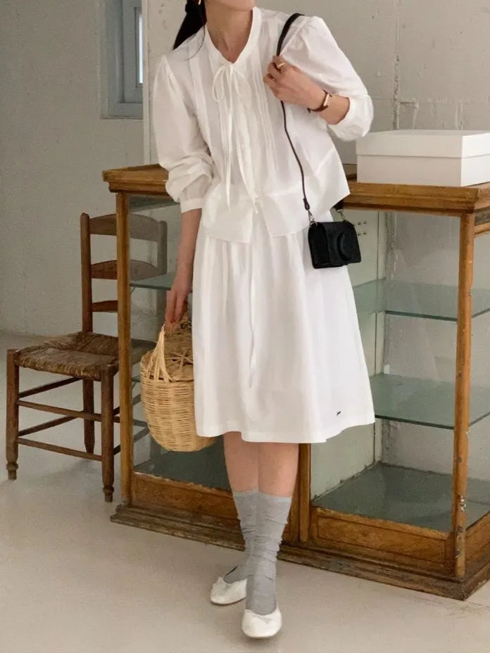 Bubble Skirt - white