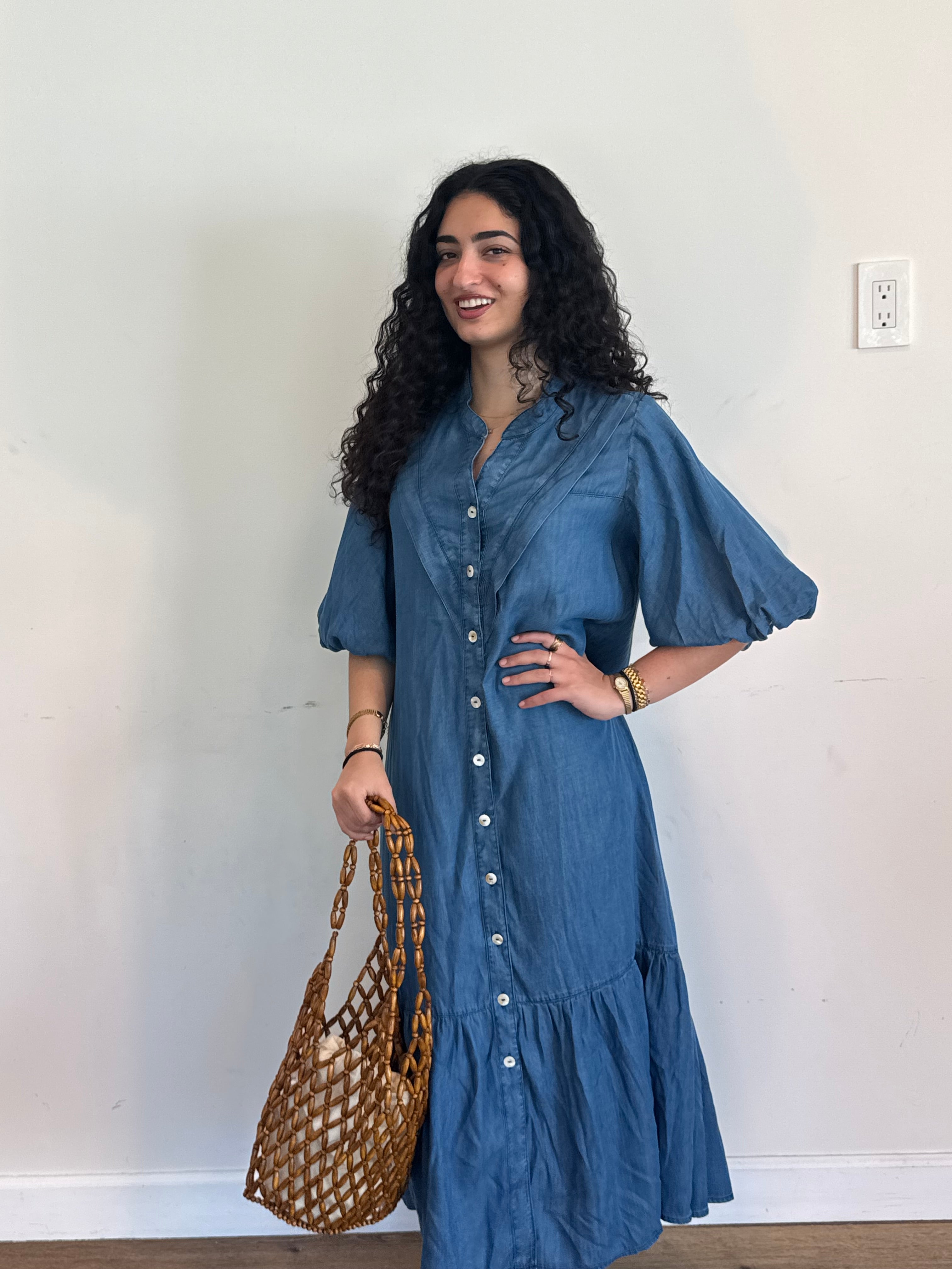 Valeria Dress Denim