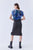 Ruched Mermaid Black Skirt