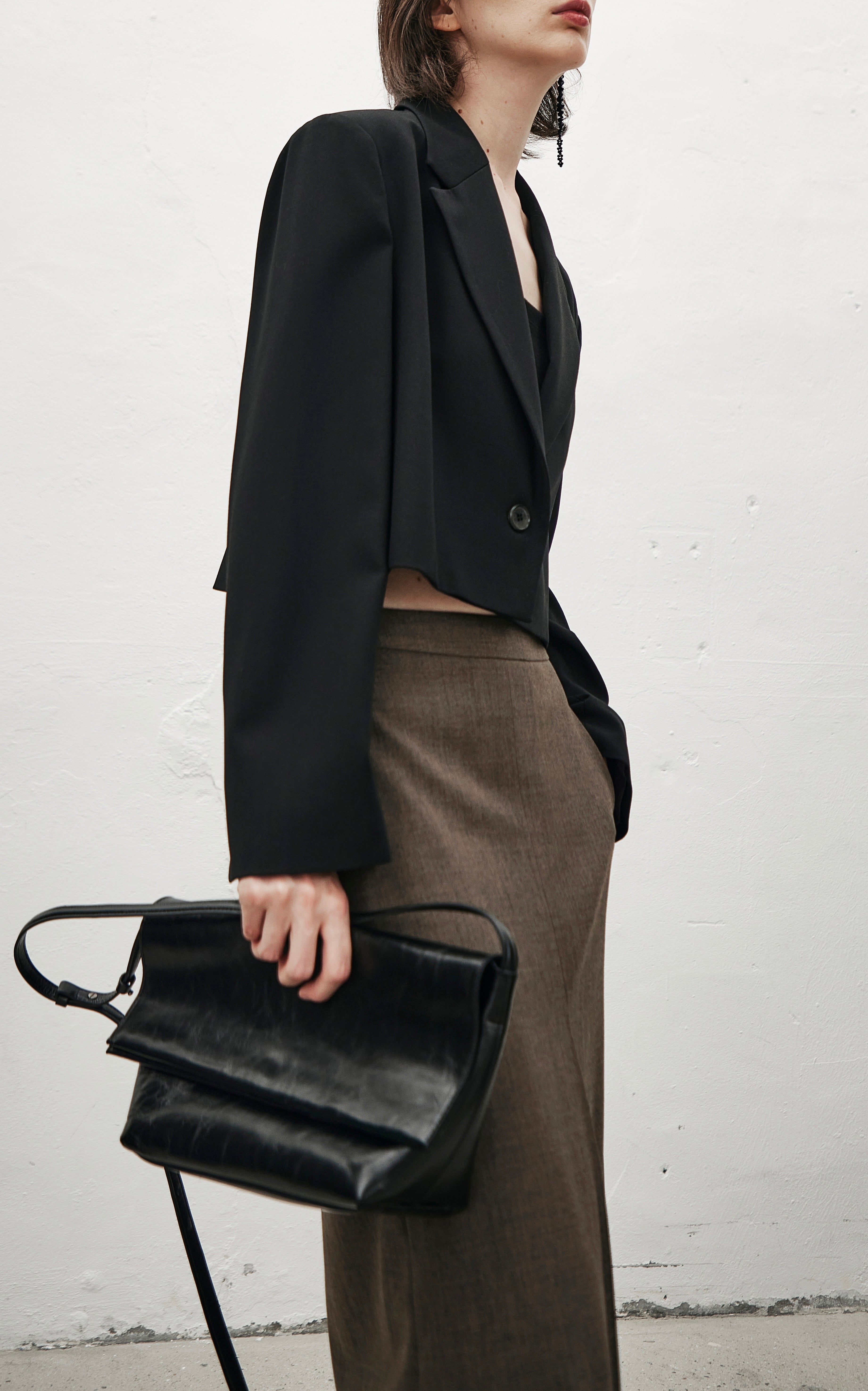 Divided Maxi Skirt Khaki