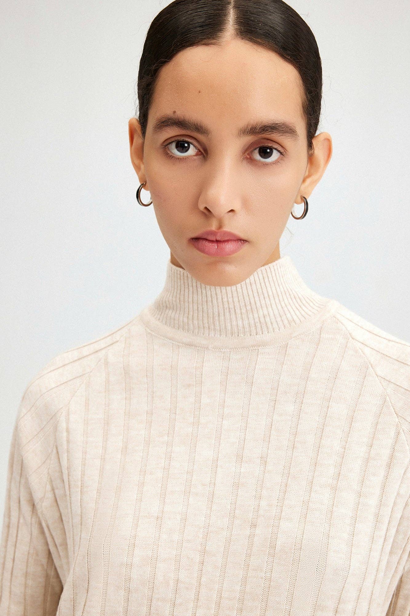 Harlow Ribbed Maxi Dress - Stone