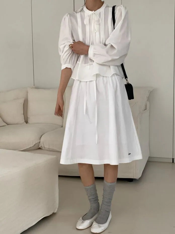 Bubble Skirt - white