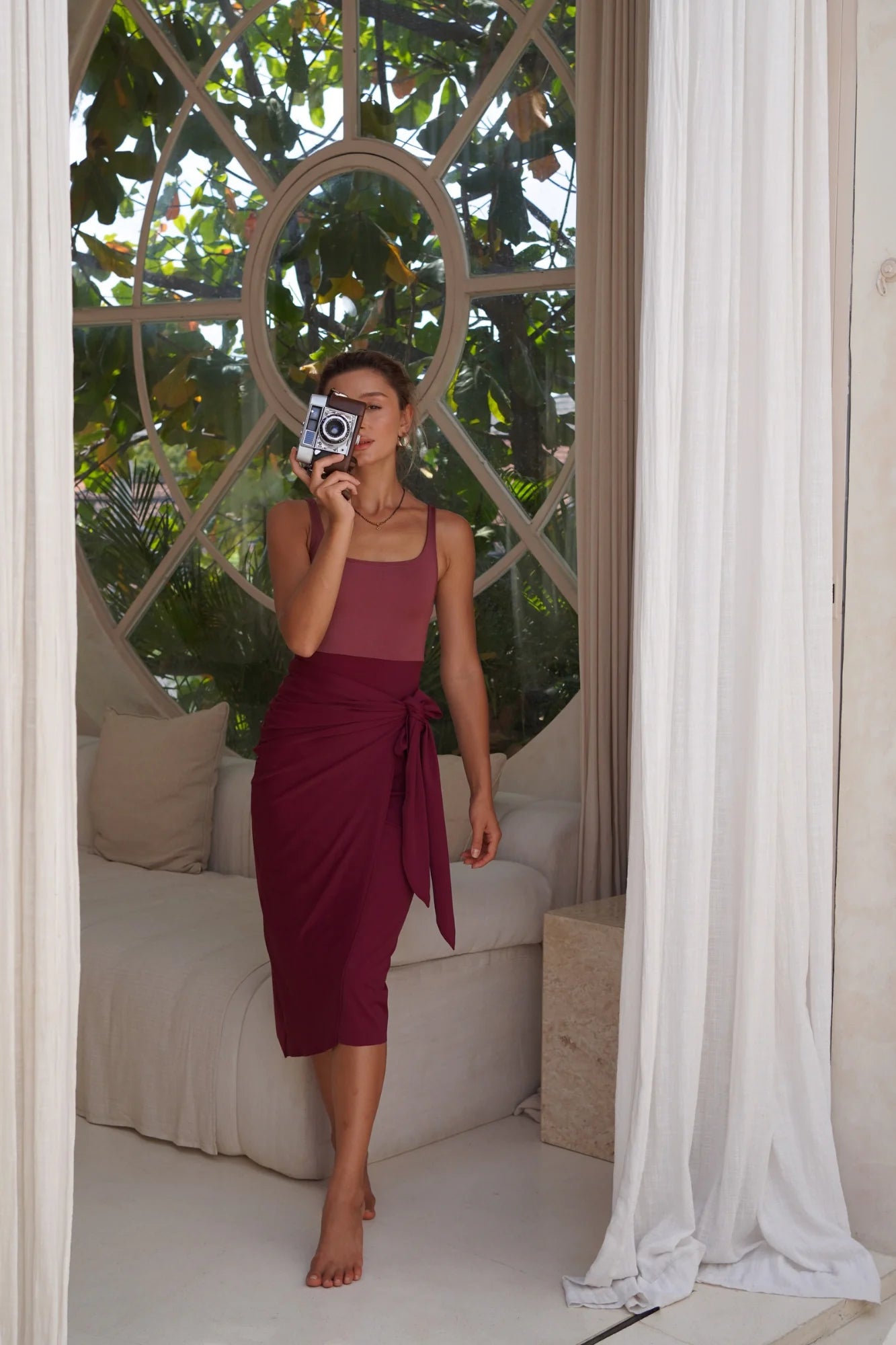 Naya Swimsuit 2.0 with Elina Skirt- multi