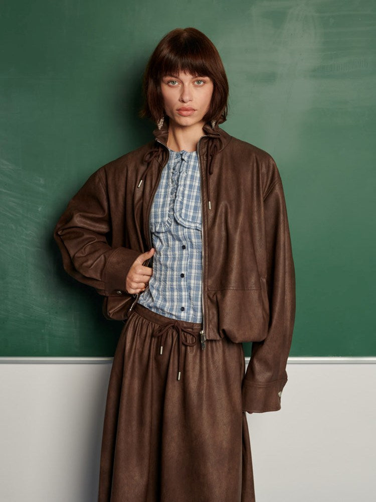 Max Faux leather jacket