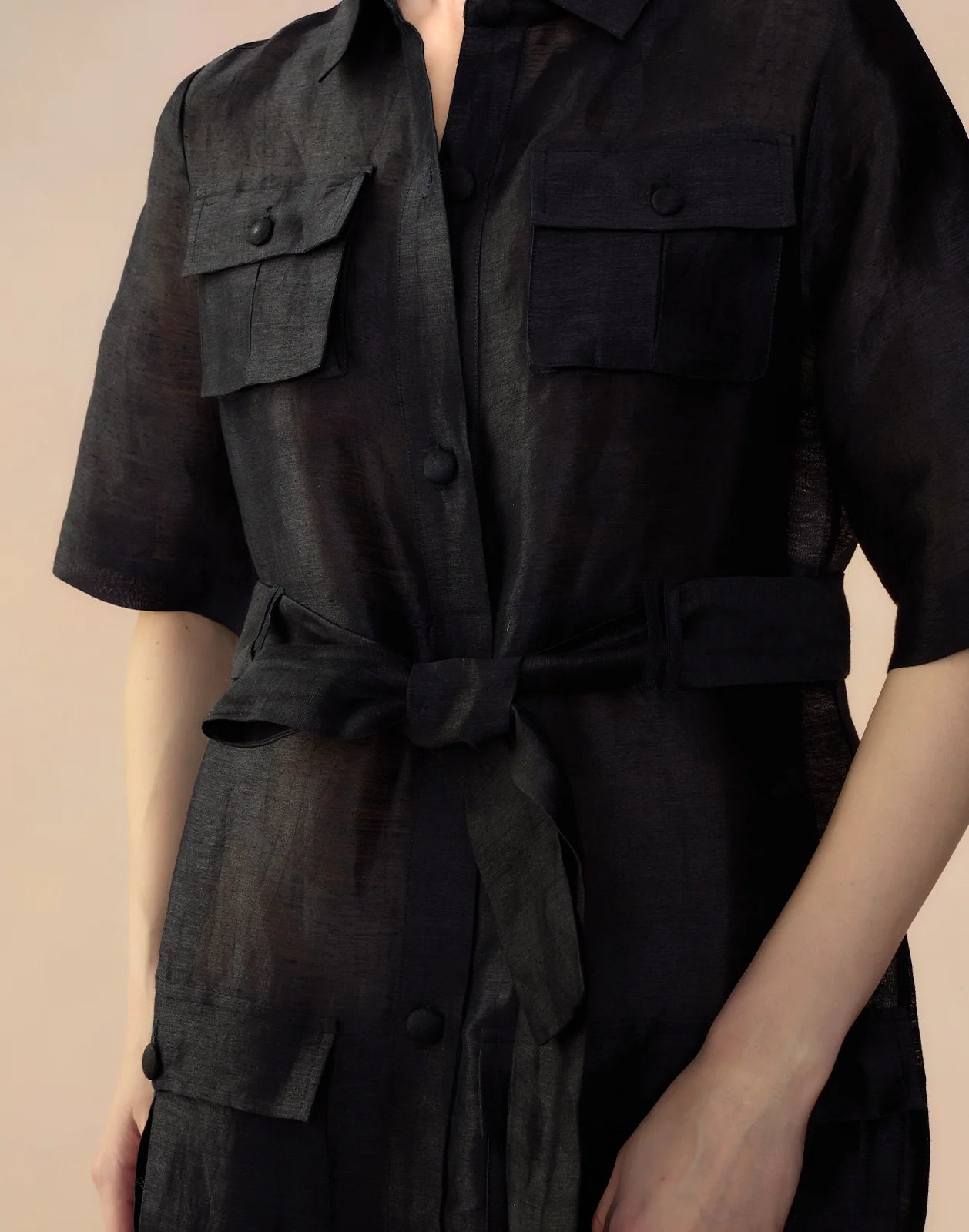 Lisbon Silk Shirt Dress
