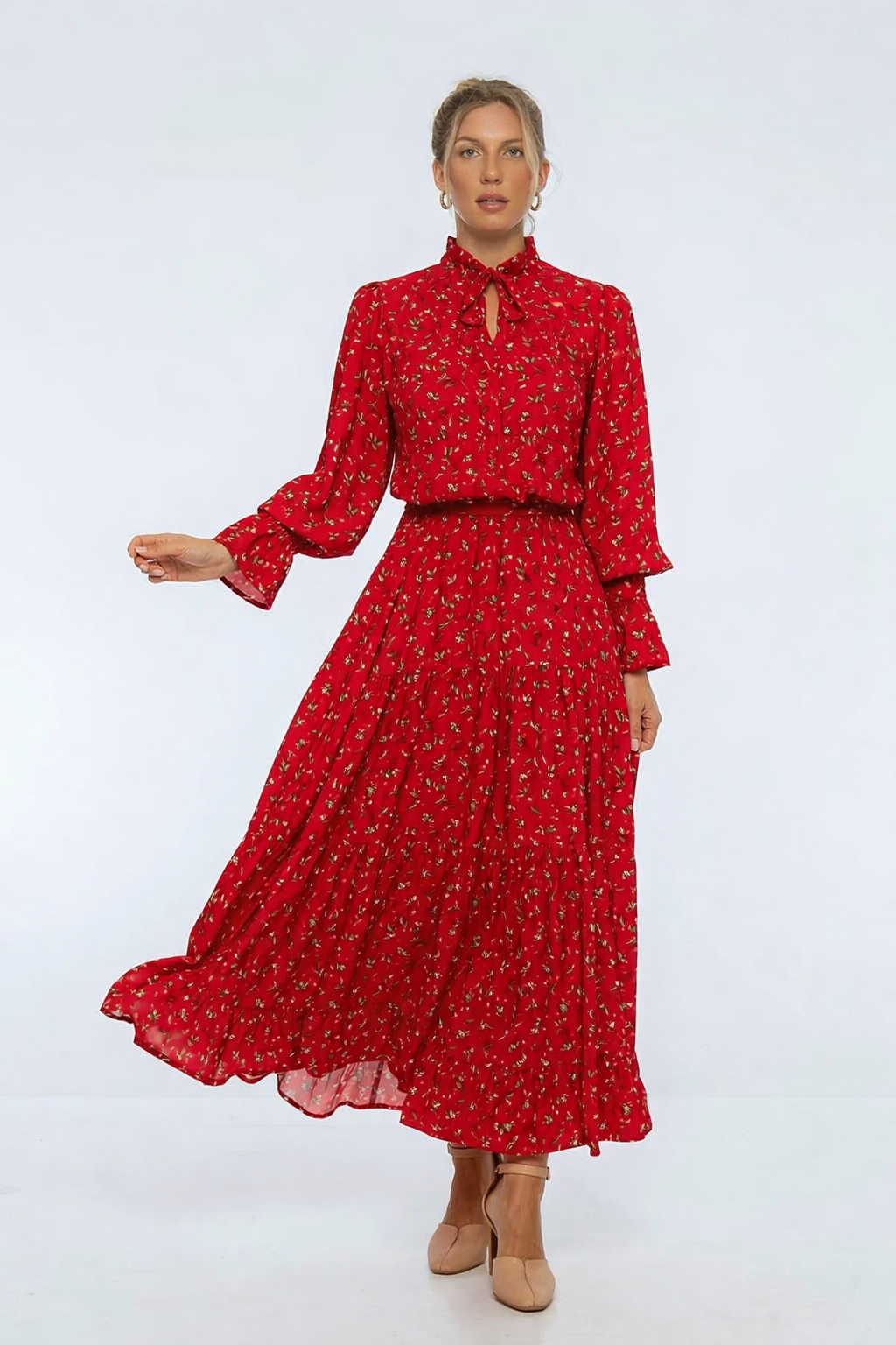 White Lotus Dress - Multi