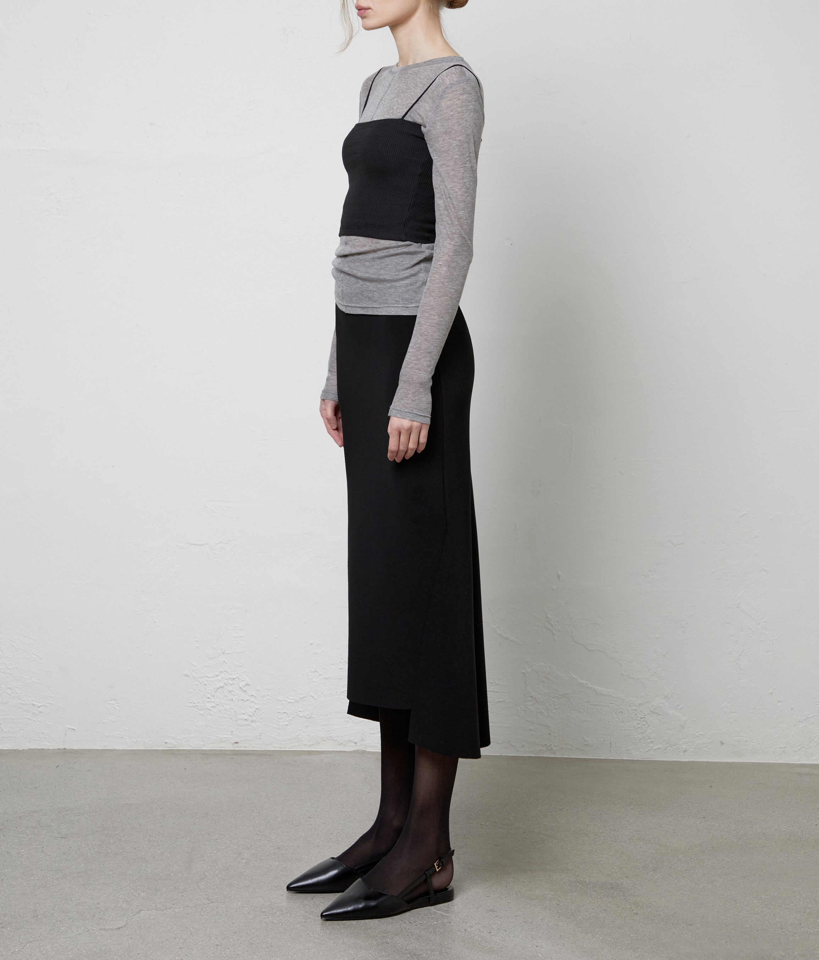 Column Flare Skirt
