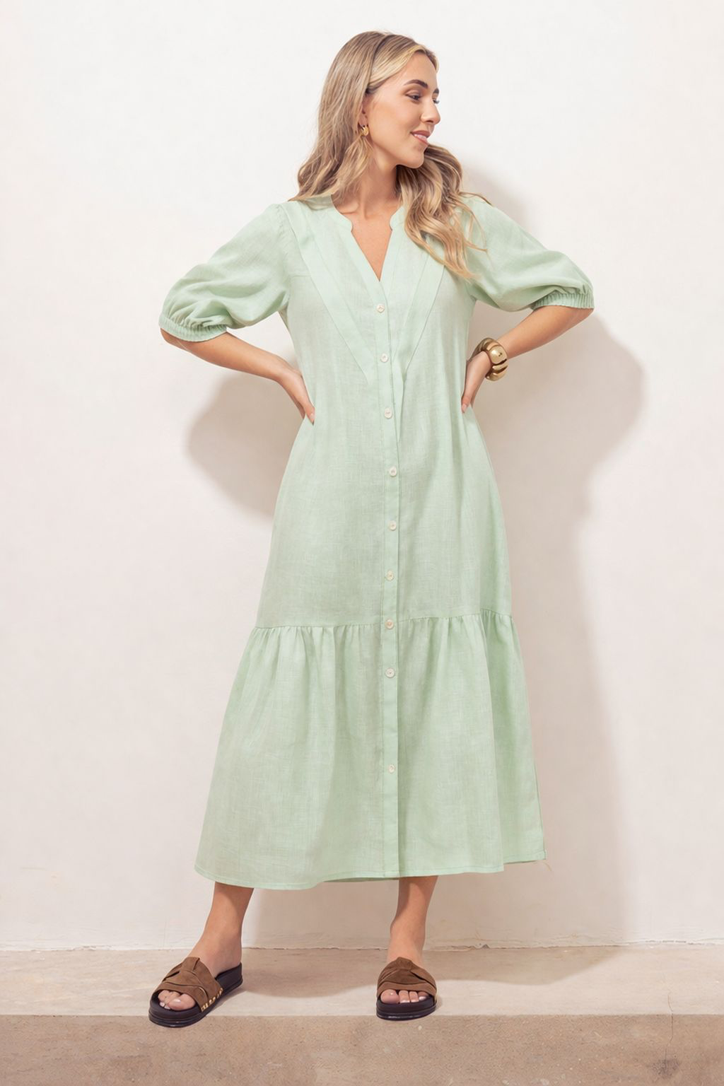 Valeria Dress Matcha