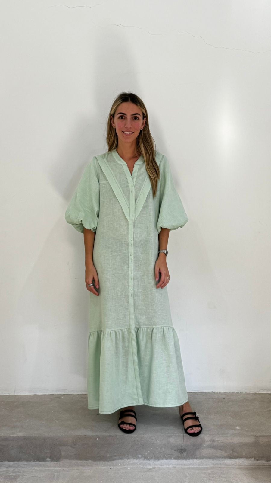 Valeria Dress Matcha