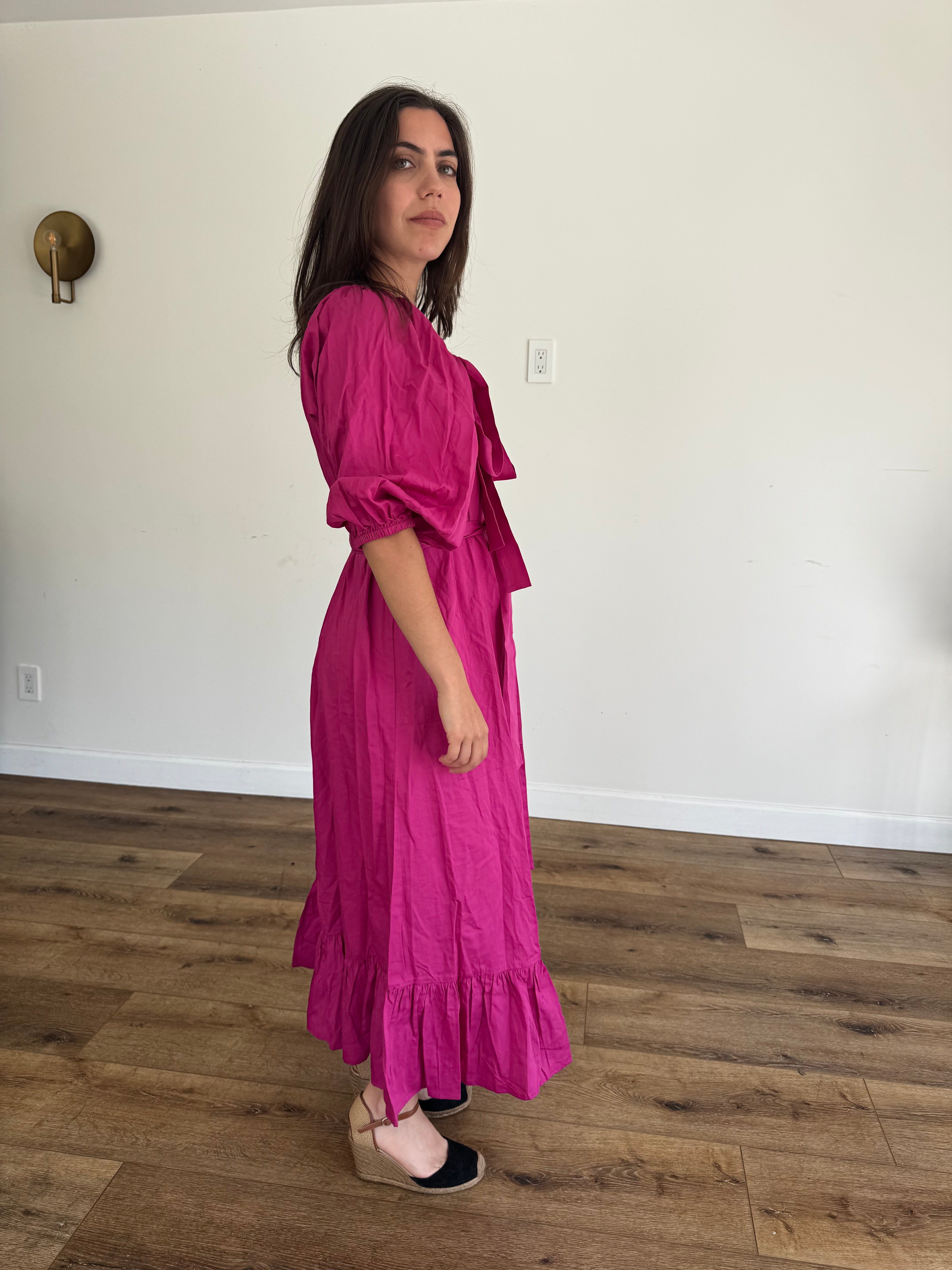 Gabriella Maxi Dress - Fuschia