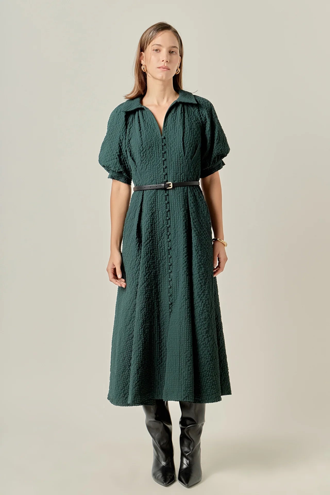 English Dress - Emerald