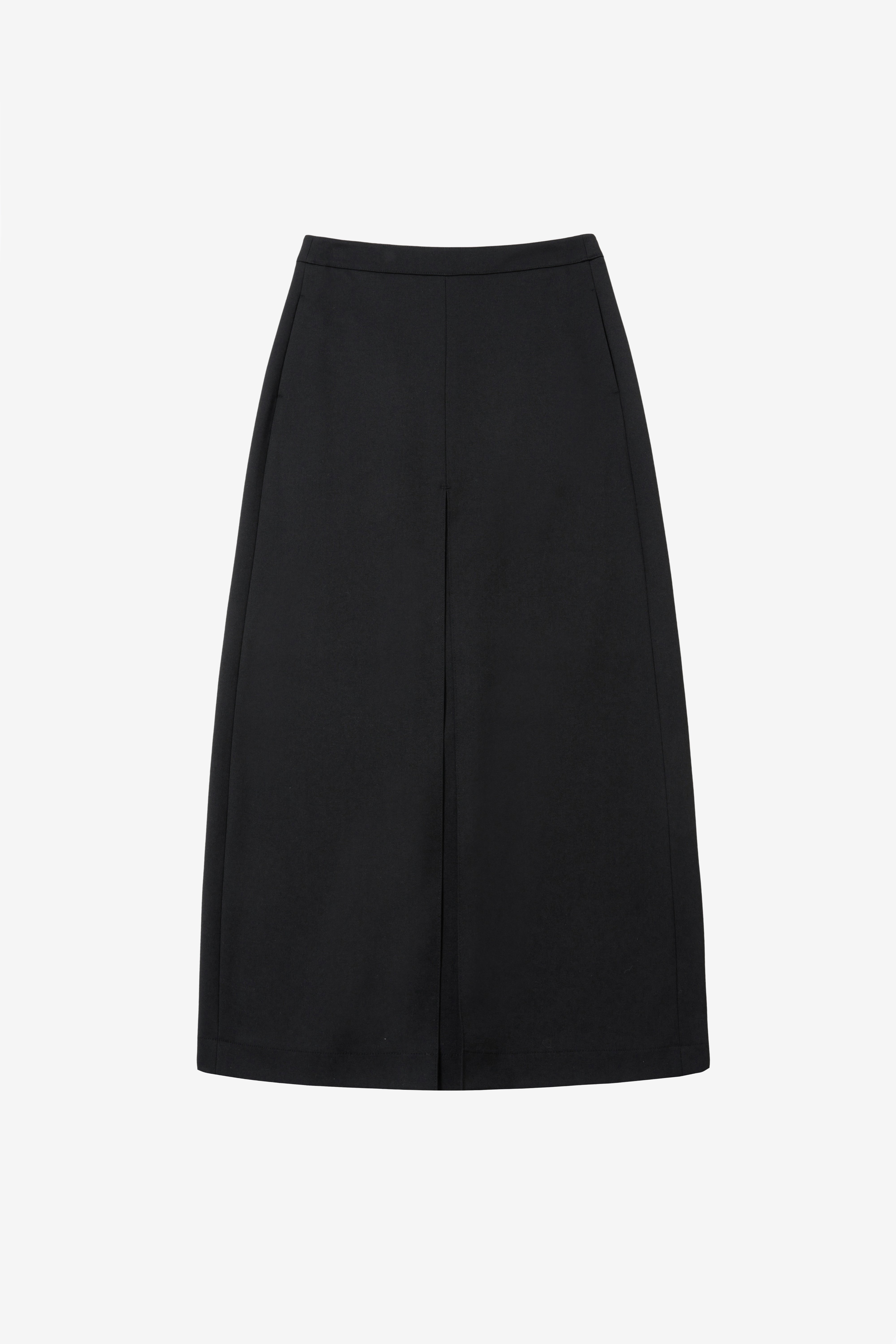 Divided Maxi Skirt Black
