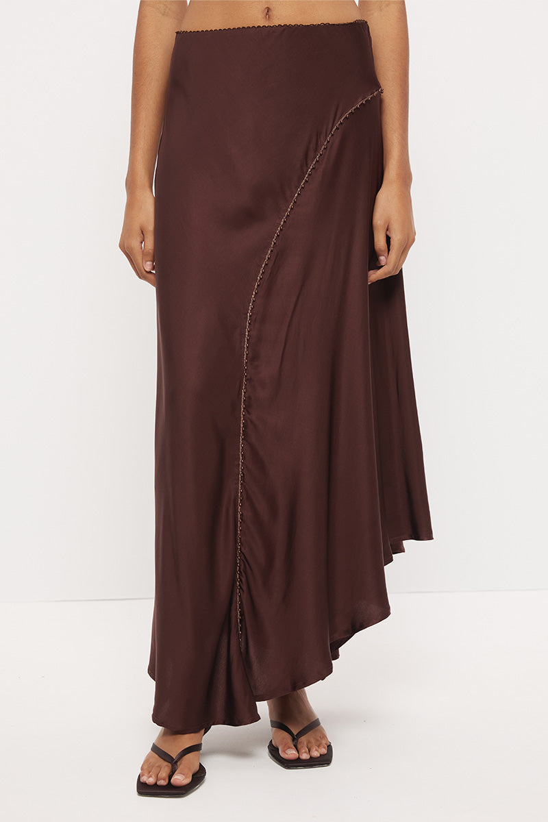 Goldie Skirt Mahogany