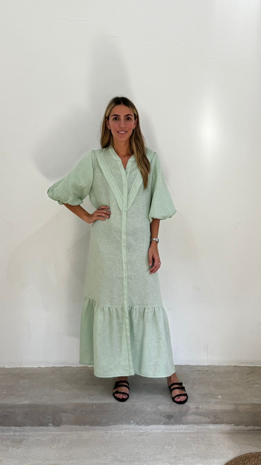 Valeria Dress Matcha