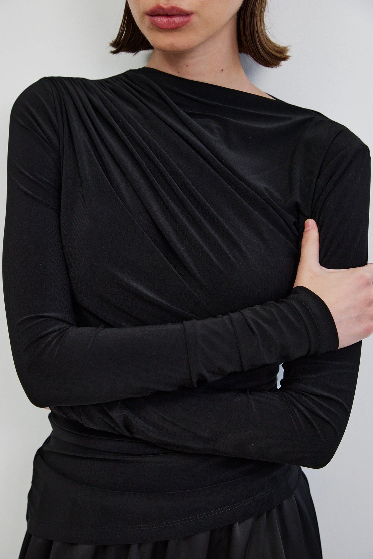 The Mara Draped Top - Multi