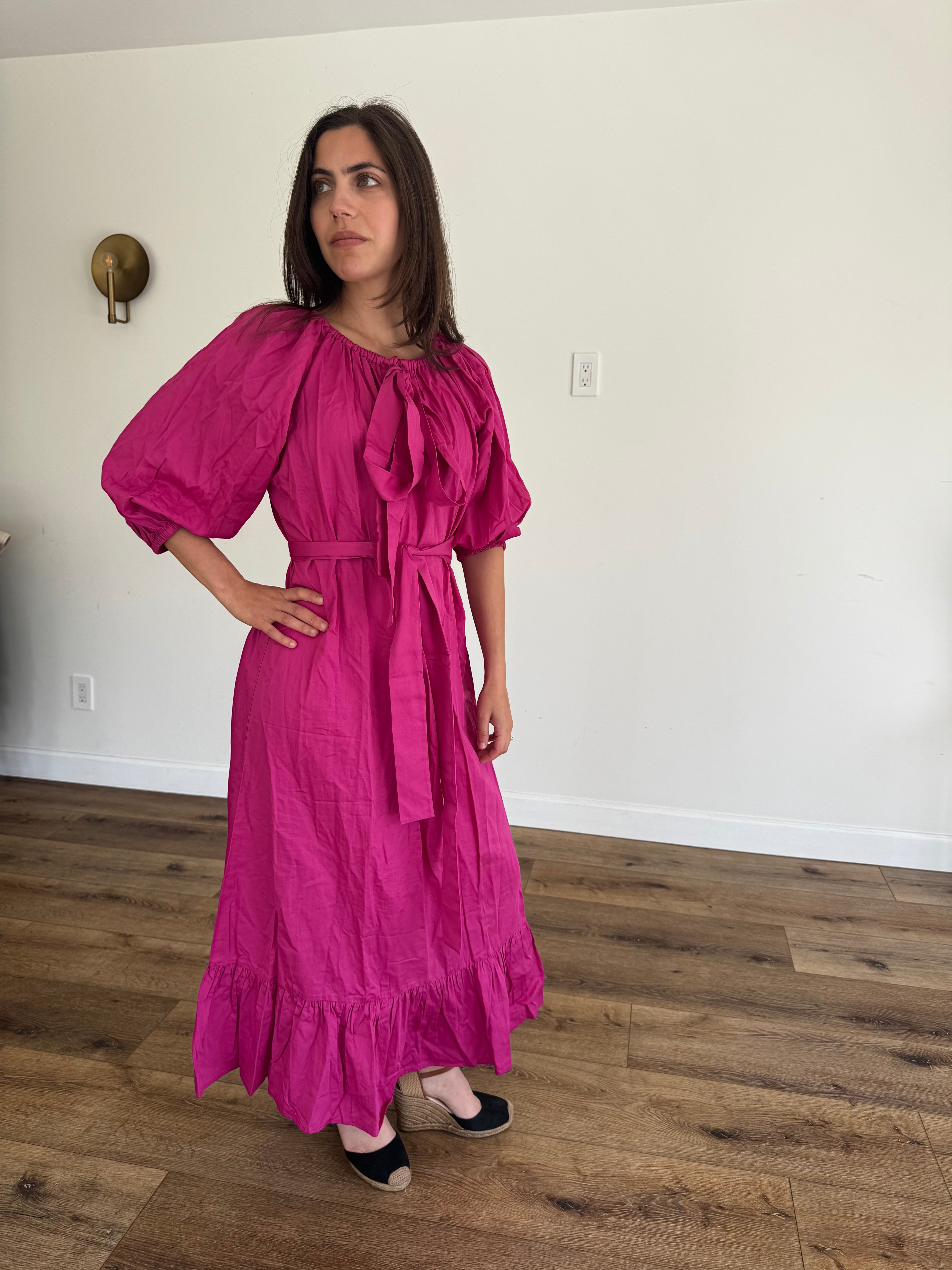 Gabriella Maxi Dress - Fuschia
