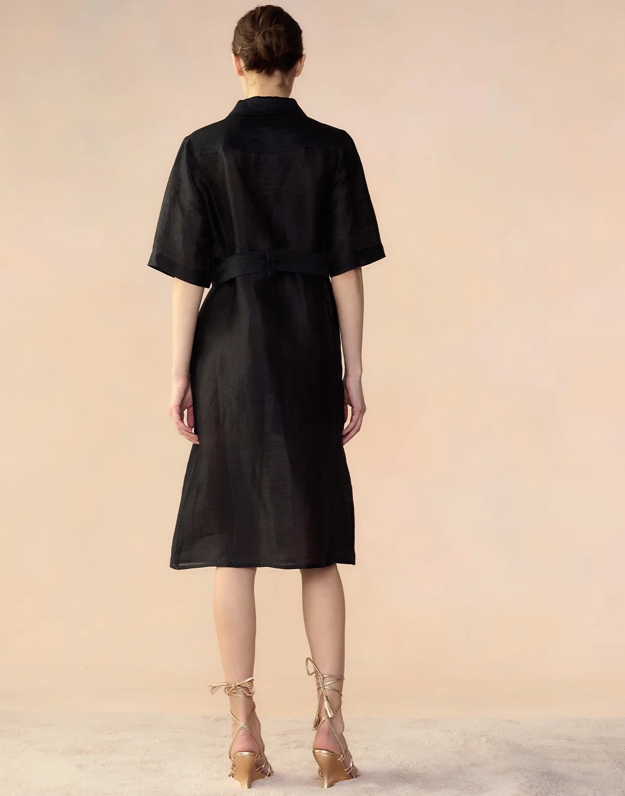 Lisbon Silk Shirt Dress