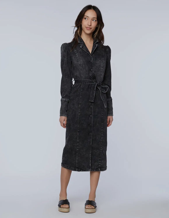 Crossover Shirt Dress