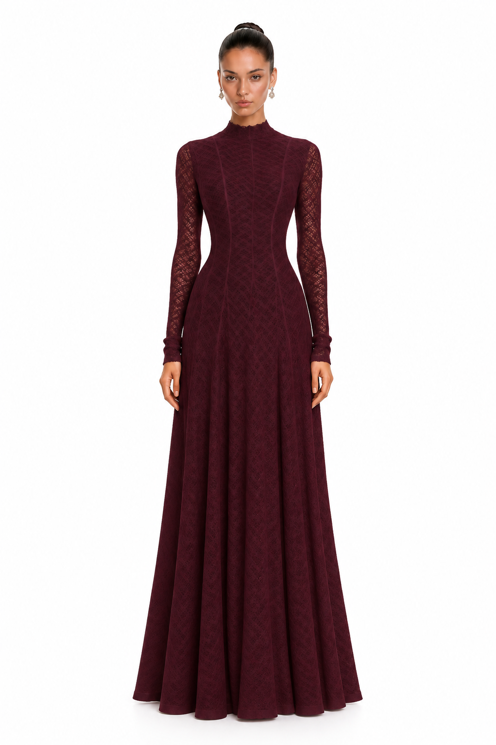 Bella Dress Burgundy