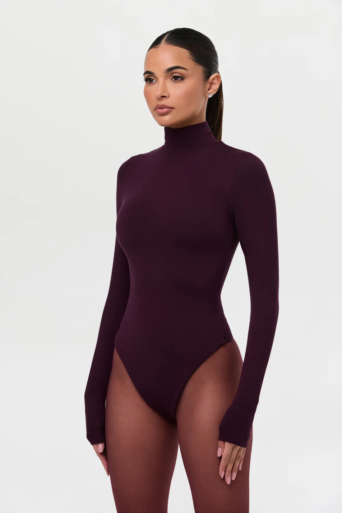 Butter Turtleneck Contour Bodysuit - multi