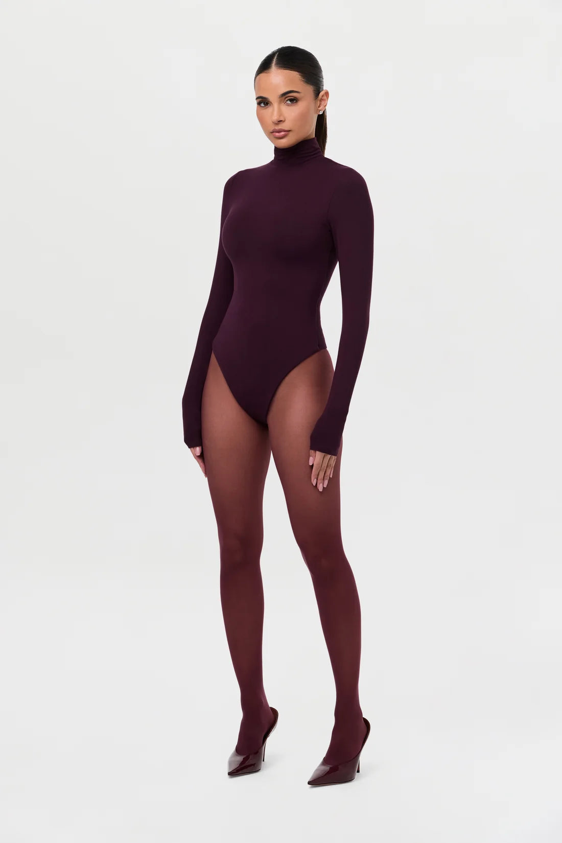 Butter Turtleneck Contour Bodysuit - multi
