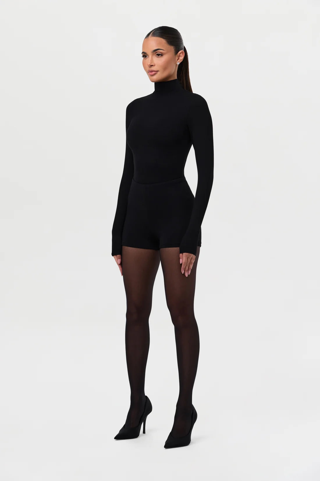 Butter Turtleneck Contour Bodysuit - multi