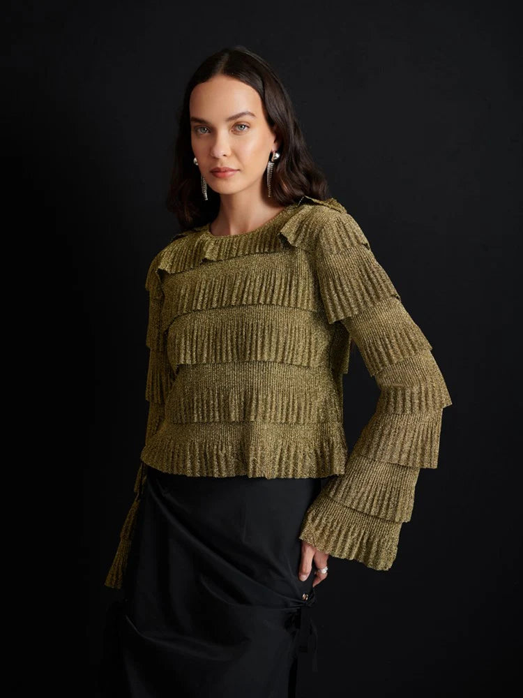 Keily Ruffled Top