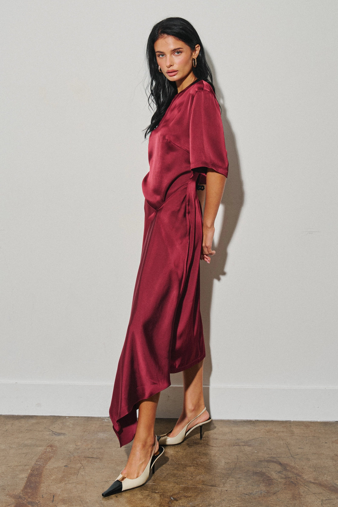 Veronika Dress Burgundy