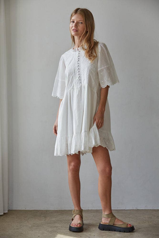 Hannah Eyelet Dress