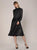 Ruched Midi Glitter Dress