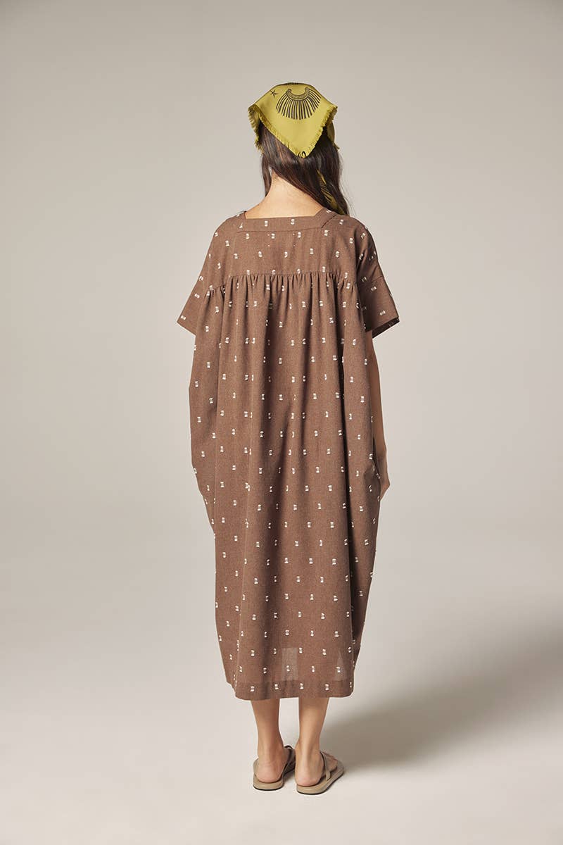 Jacquard pull over dress