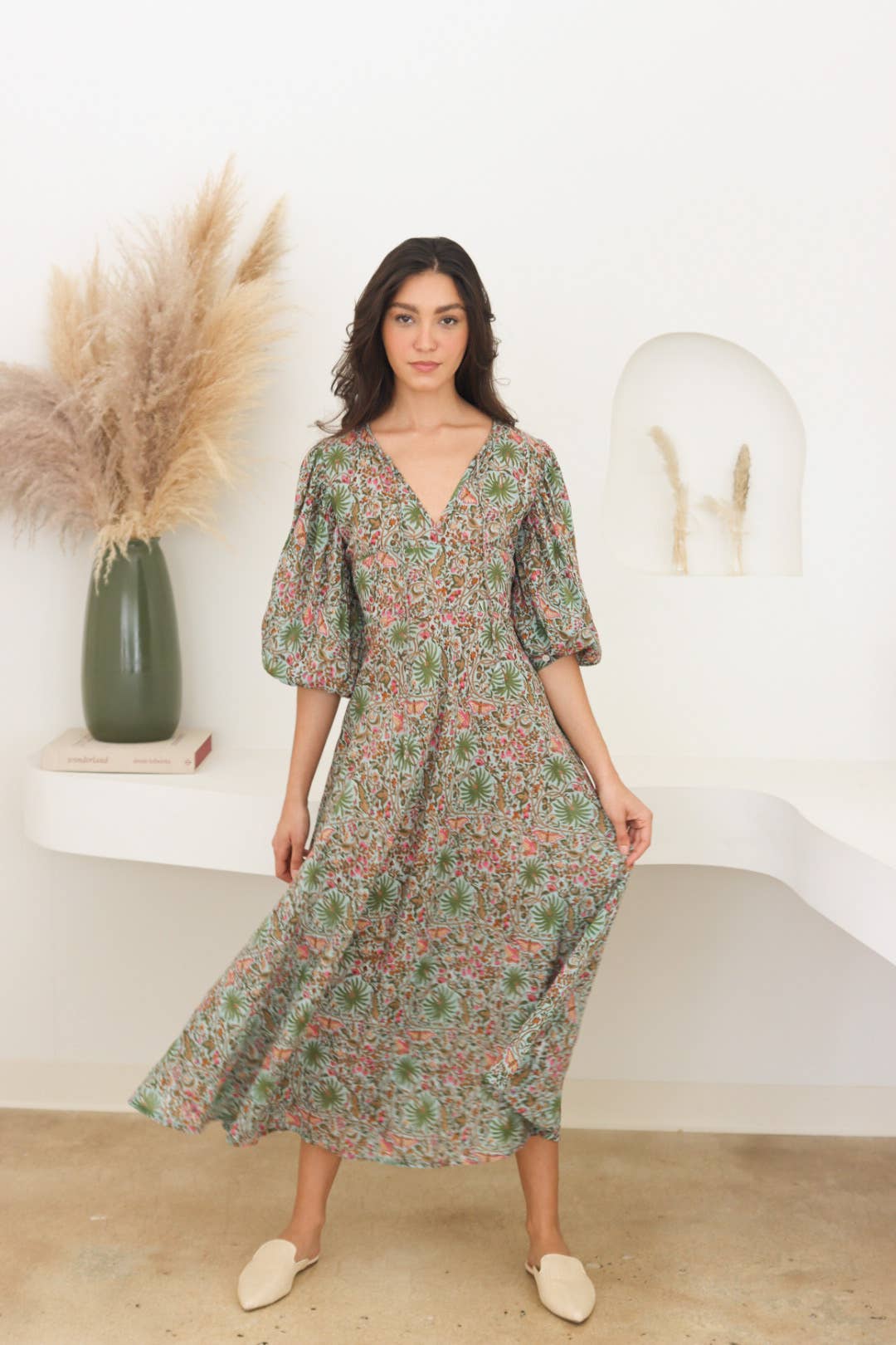 Palm Springs Kaftan Dress